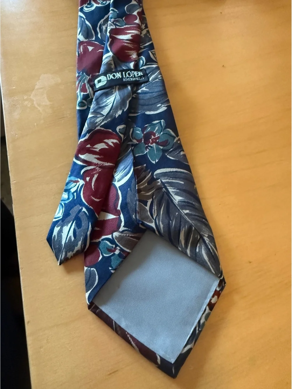 Dom Loper Beverly Hills Floral Pattern Men's Tie